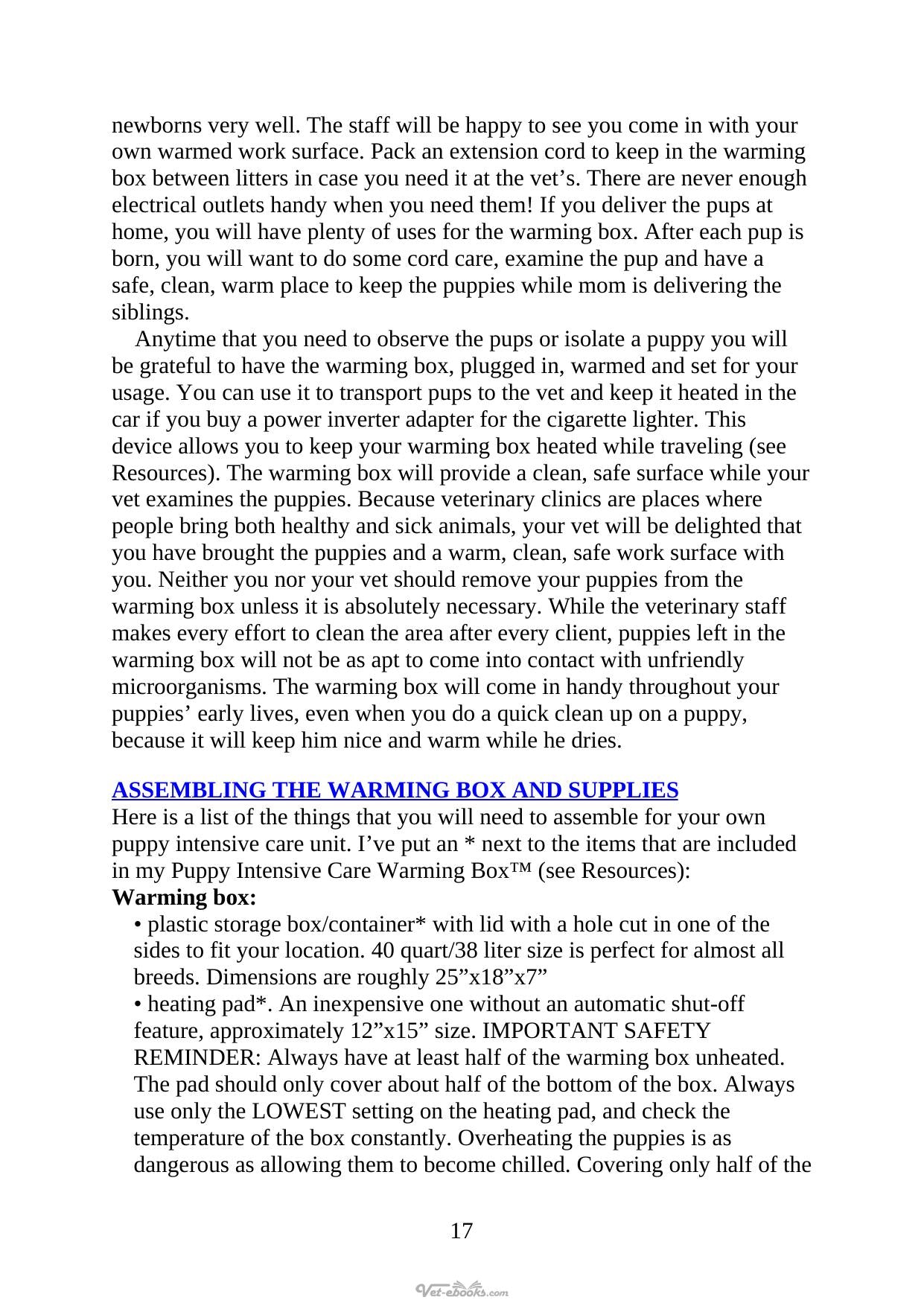 Puppy Intensive Care A Breeders Guide To Care Of Newborn Puppies