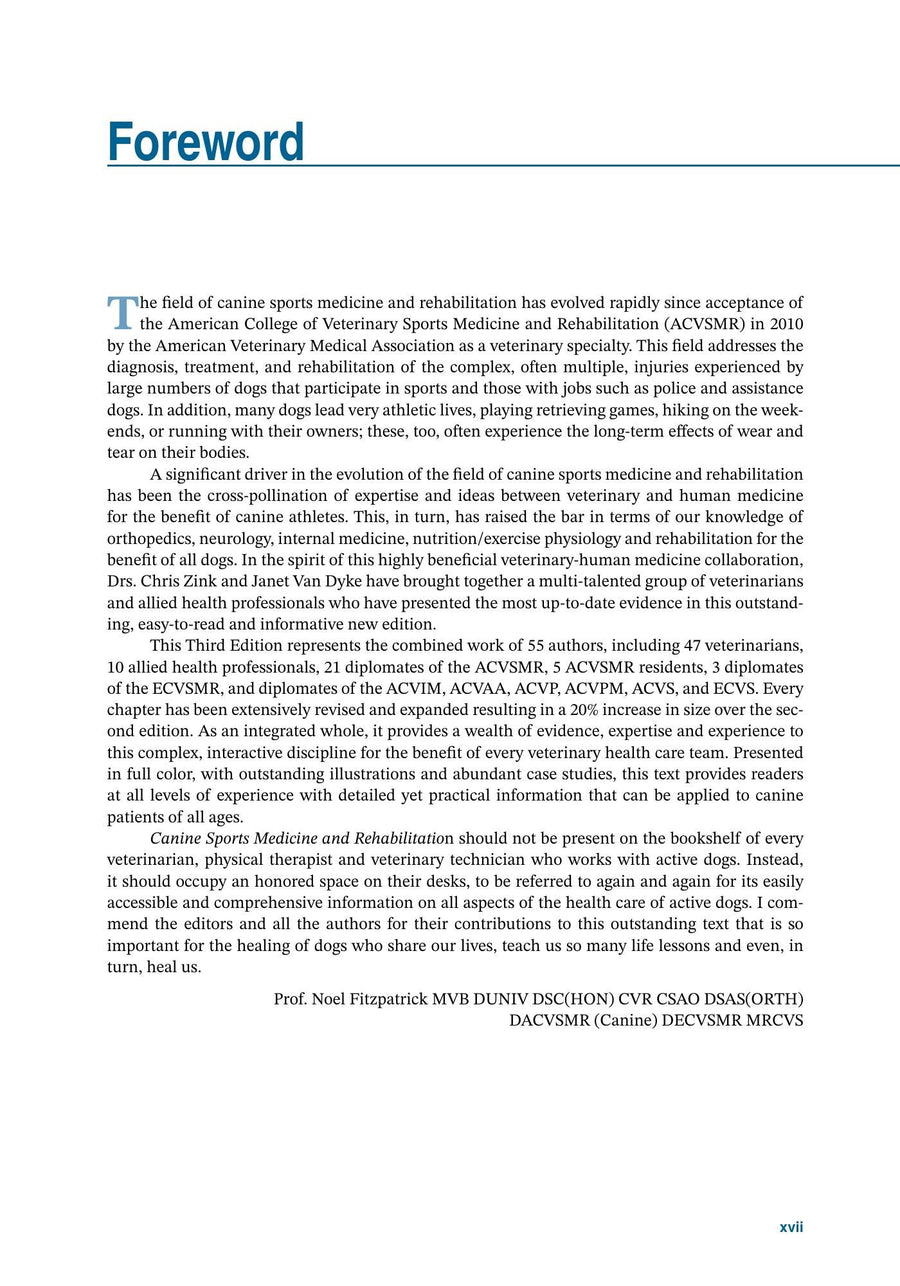 Preview page of Canine Sports Medicine and Rehabilitation