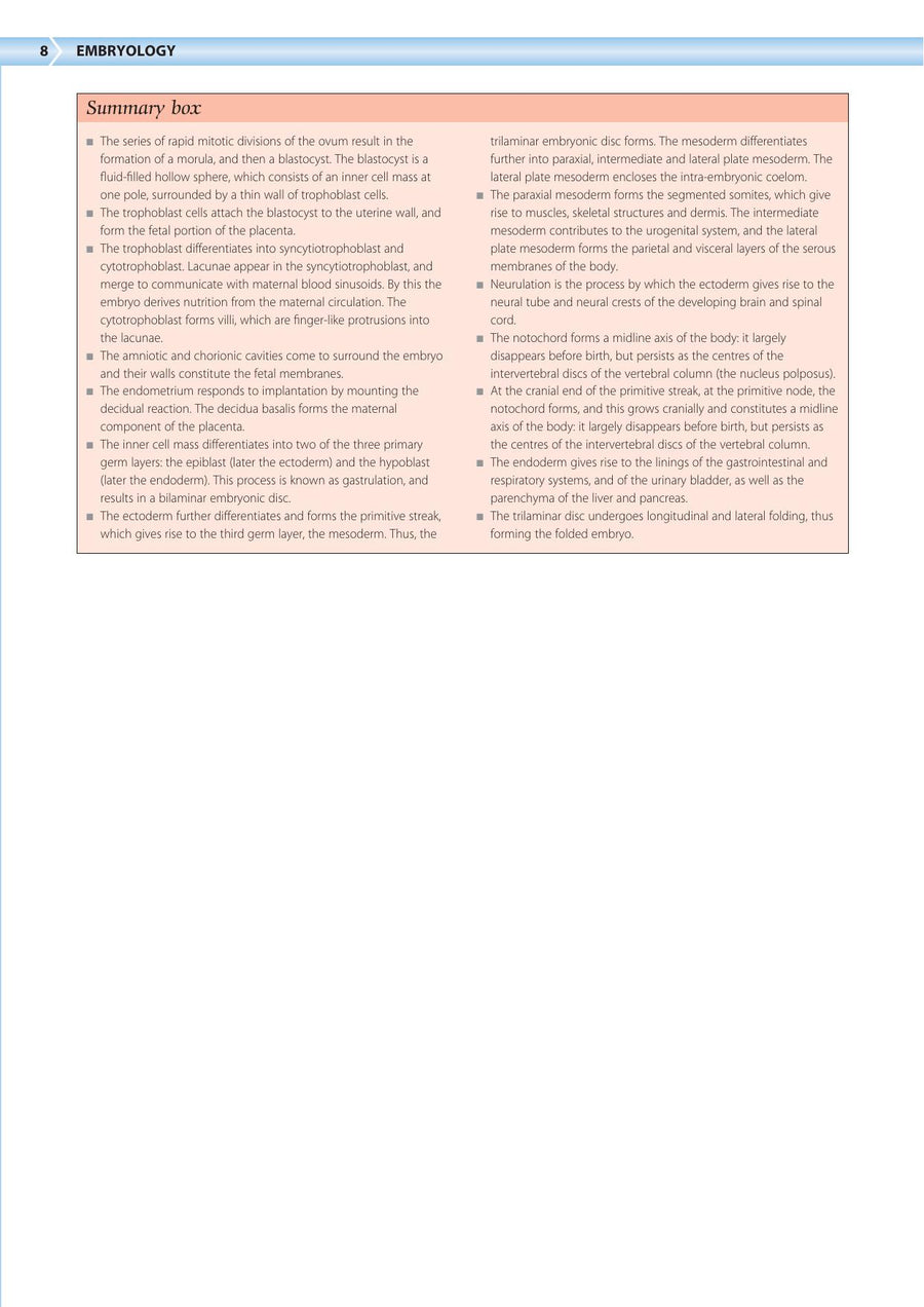 Preview page of Embryology an Illustrated Colour Text 2nd Edition