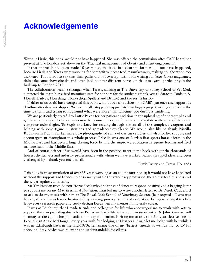 Preview page of Feeding Horses: An Evidence-Based Approach to Equine Nutrition