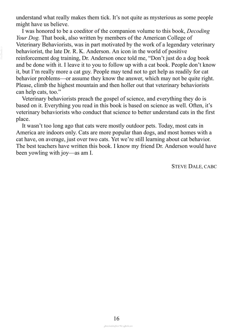 Preview page of Decoding Your Cat