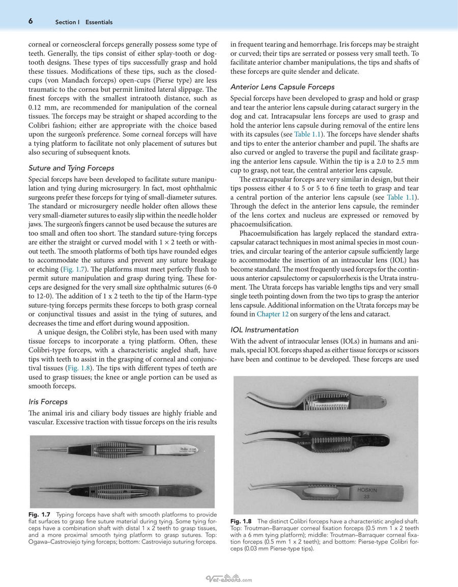 Preview page of Veterinary Ophthalmic Surgery 2nd Edition