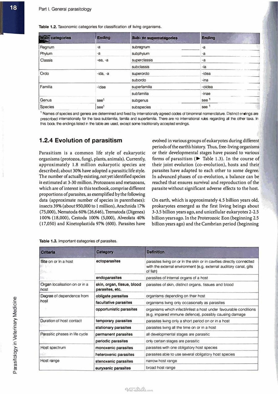 Preview page of Parasitology in Veterinary Medicine