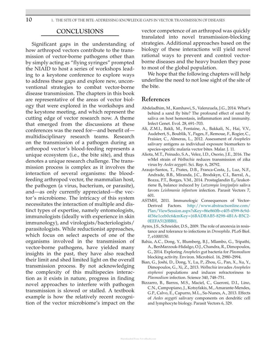 Preview page of Arthropod Vector Controller of Disease Transmission Volume 1
