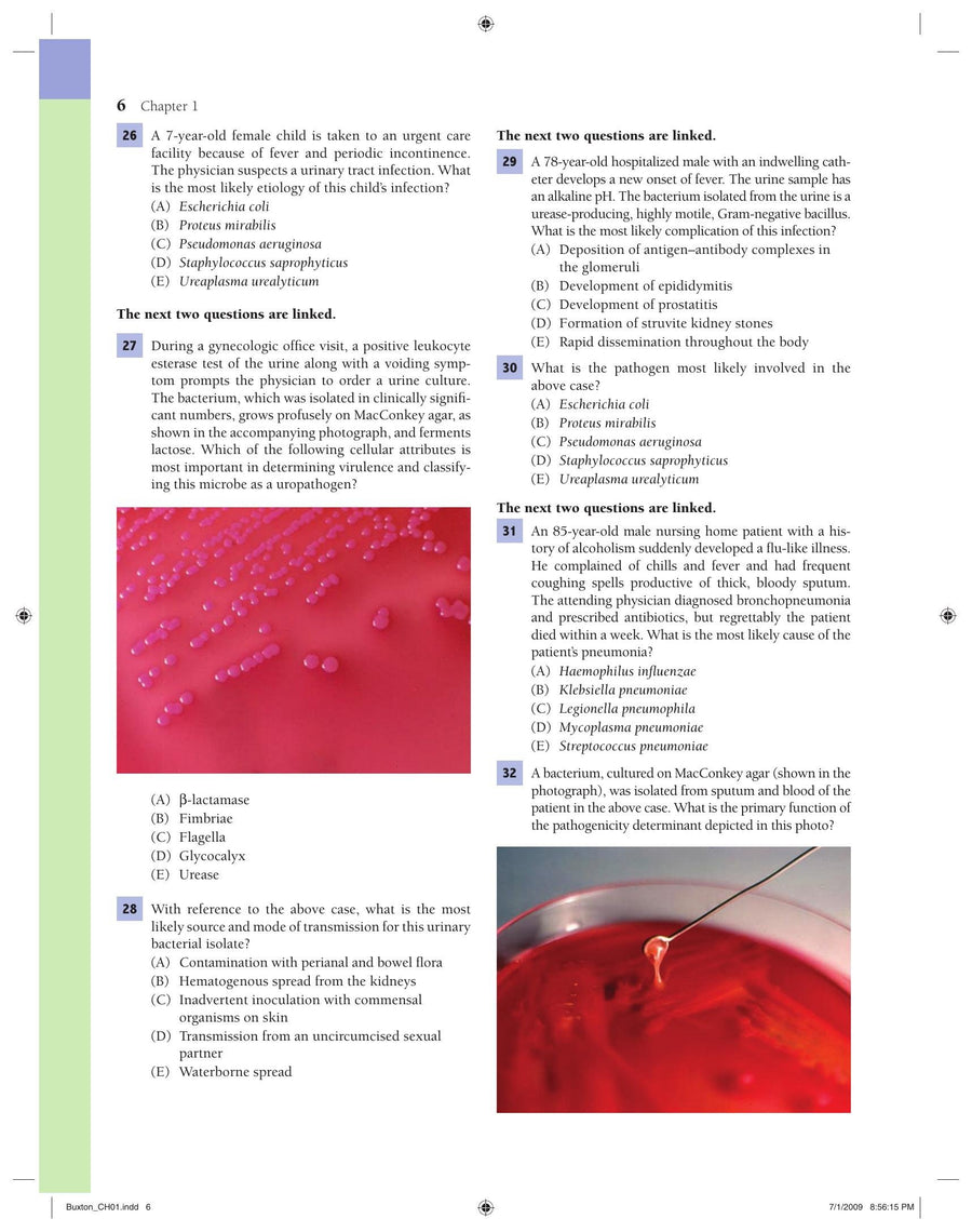 Preview page of Lippincotts Illustrated Qa Review of Microbiology and Immunology
