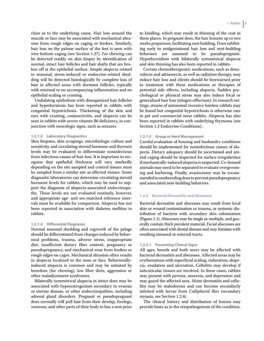Preview page of Pathology of Small Mammal Pets