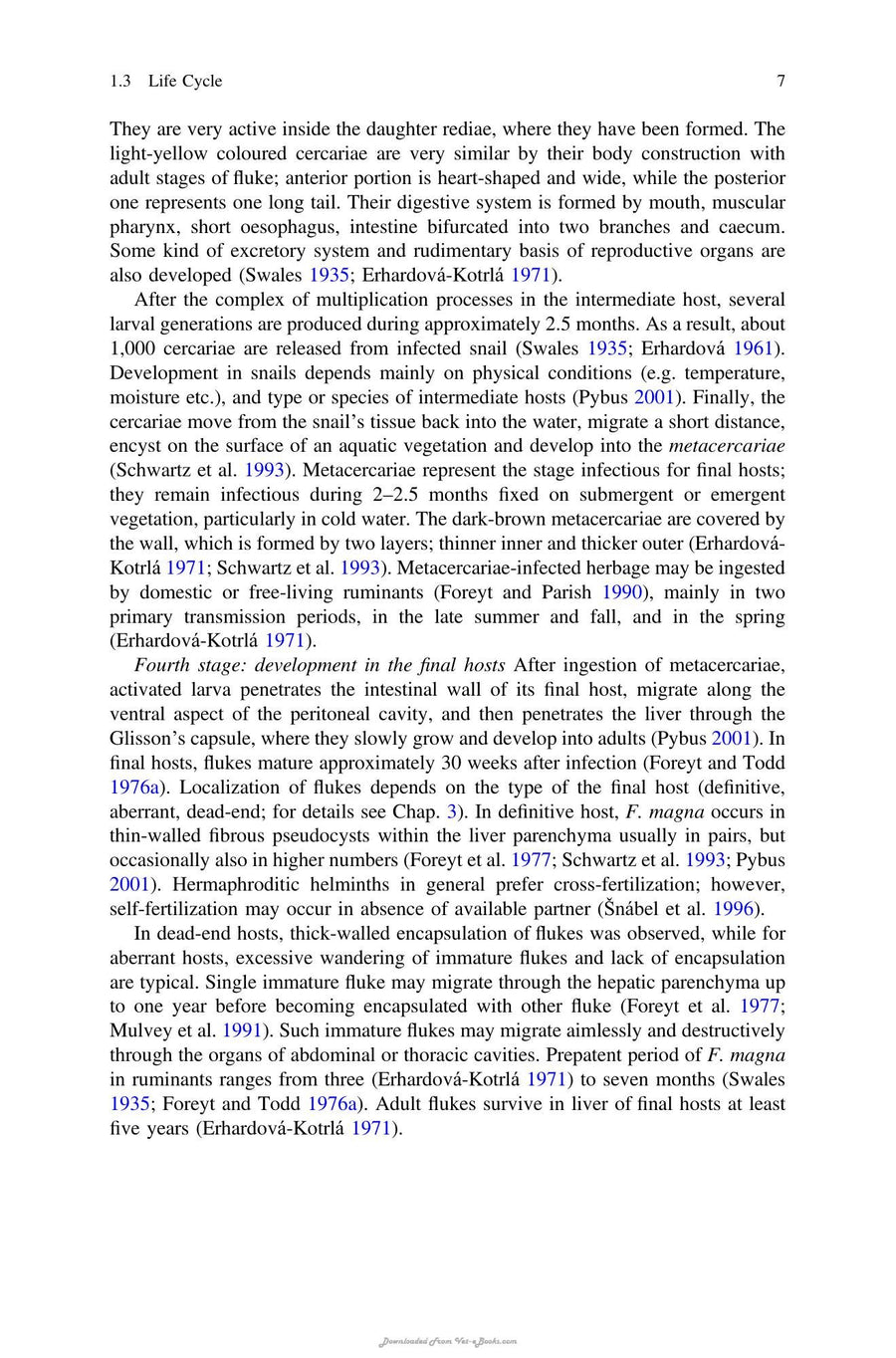 Preview page of The Giant Liver Fluke, Fascioloides Magna — Past, Present and Future Research
