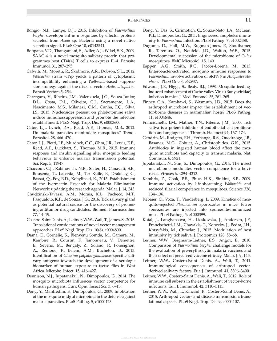 Preview page of Arthropod Vector Controller of Disease Transmission Volume 1