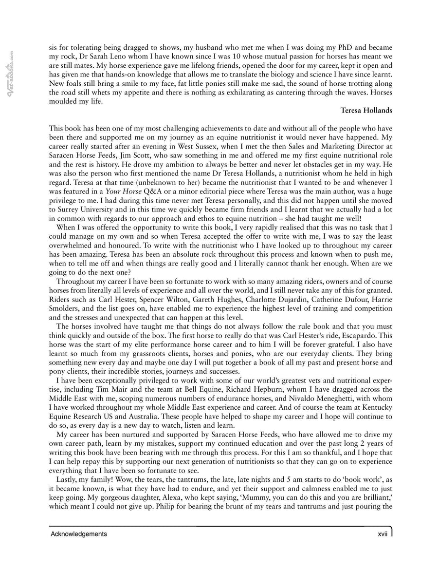Preview page of Feeding Horses: An Evidence-Based Approach to Equine Nutrition