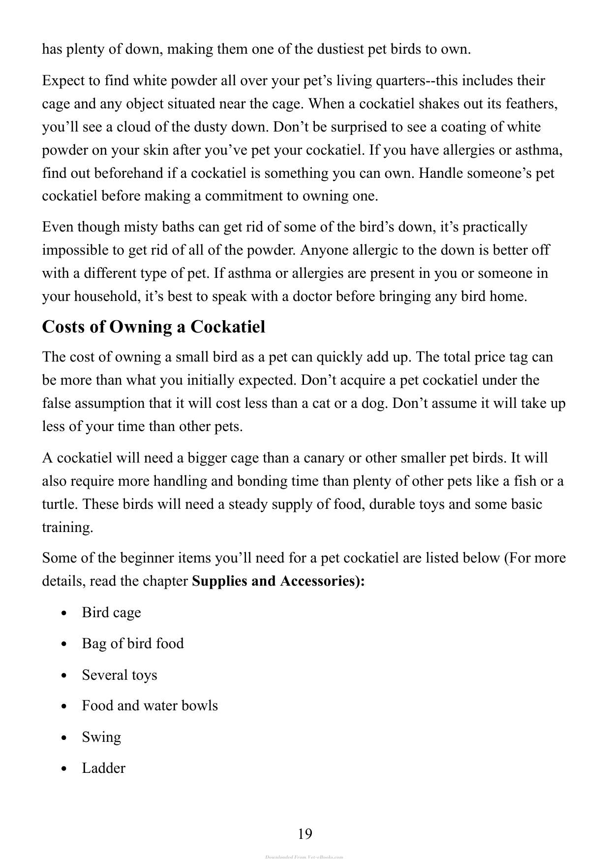 Cockatiels The Essential Guide To Ownership Care And Training For Your Pet