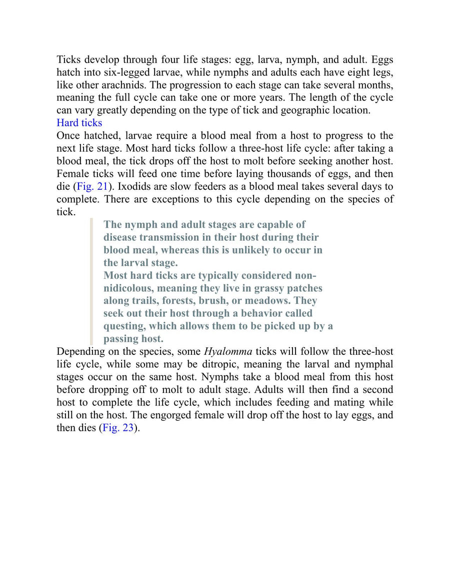 Preview page of Life Cycles of Ectoparasites in Small Animals