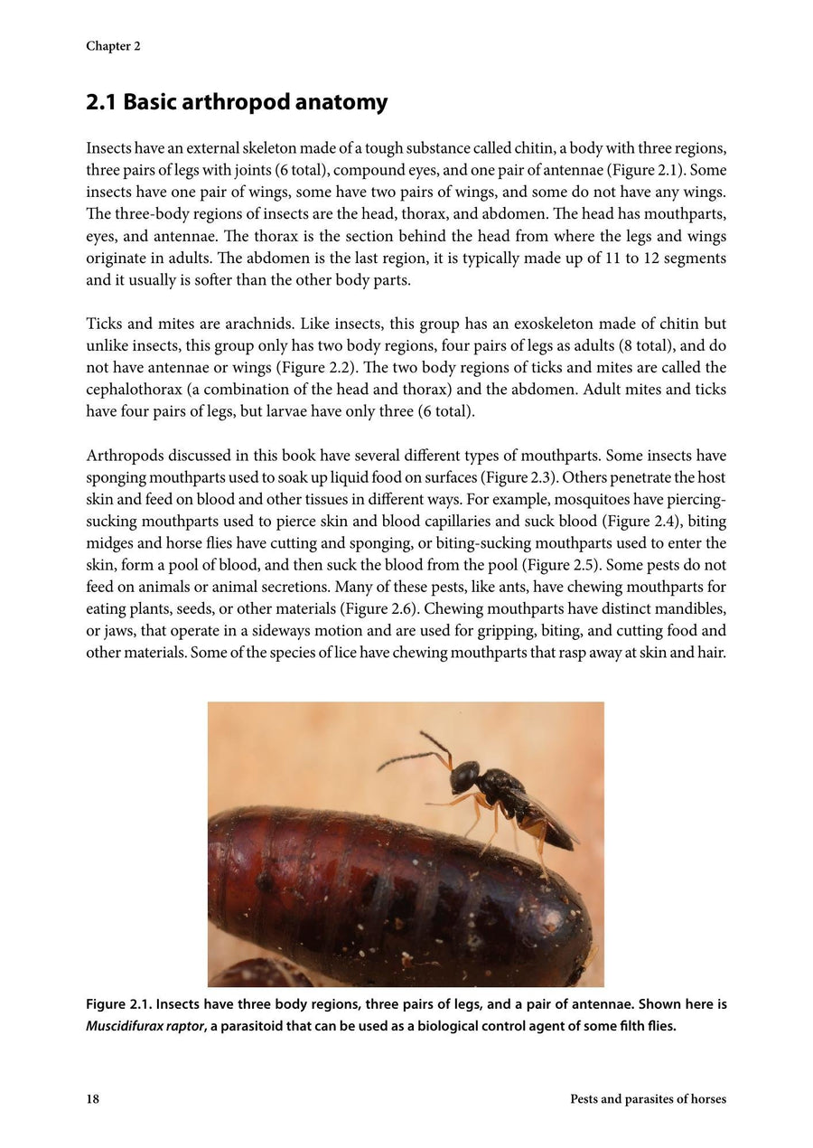 Preview page of Pests and Parasites of Horses