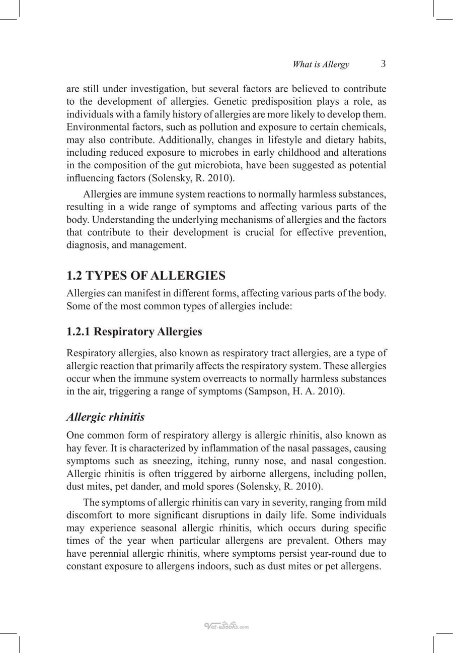 Preview page of Veterinary Allergy Prashant Mhase