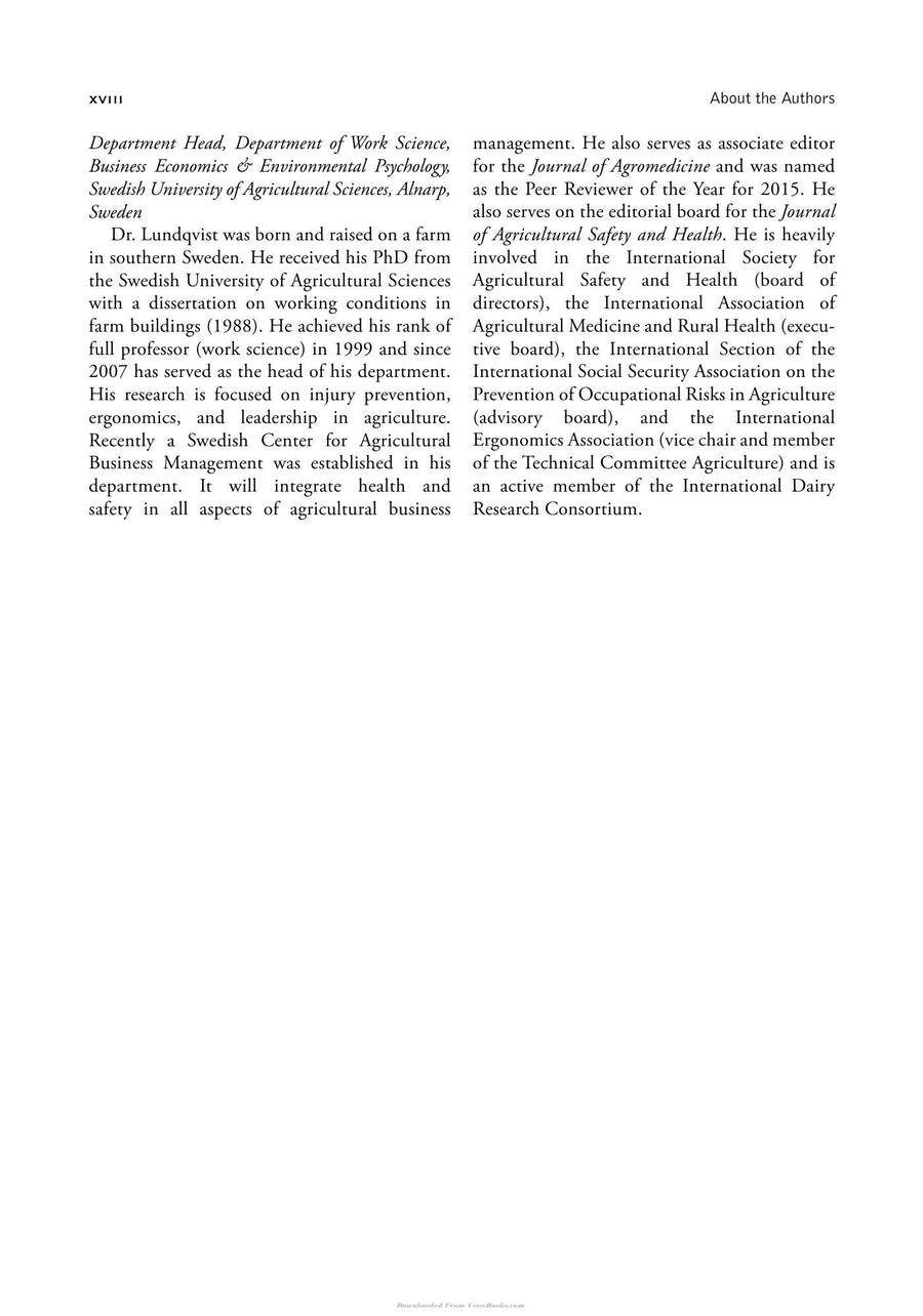 Preview page of Agricultural Medicine Rural Occupational and Environmental Health Safety and Prevention 2nd Edition