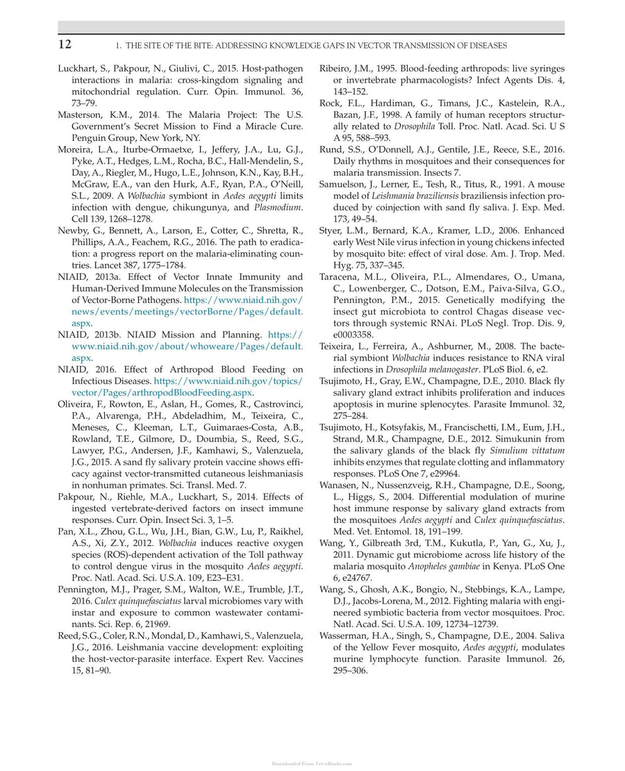 Preview page of Arthropod Vector Controller of Disease Transmission Volume 1