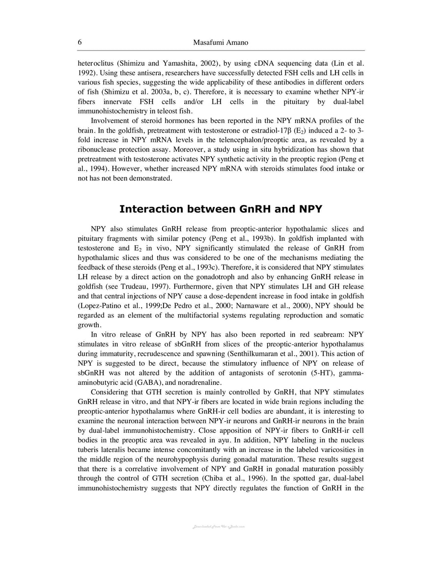 Preview page of Sexual Plasticity and Gametogenesis in Fishes