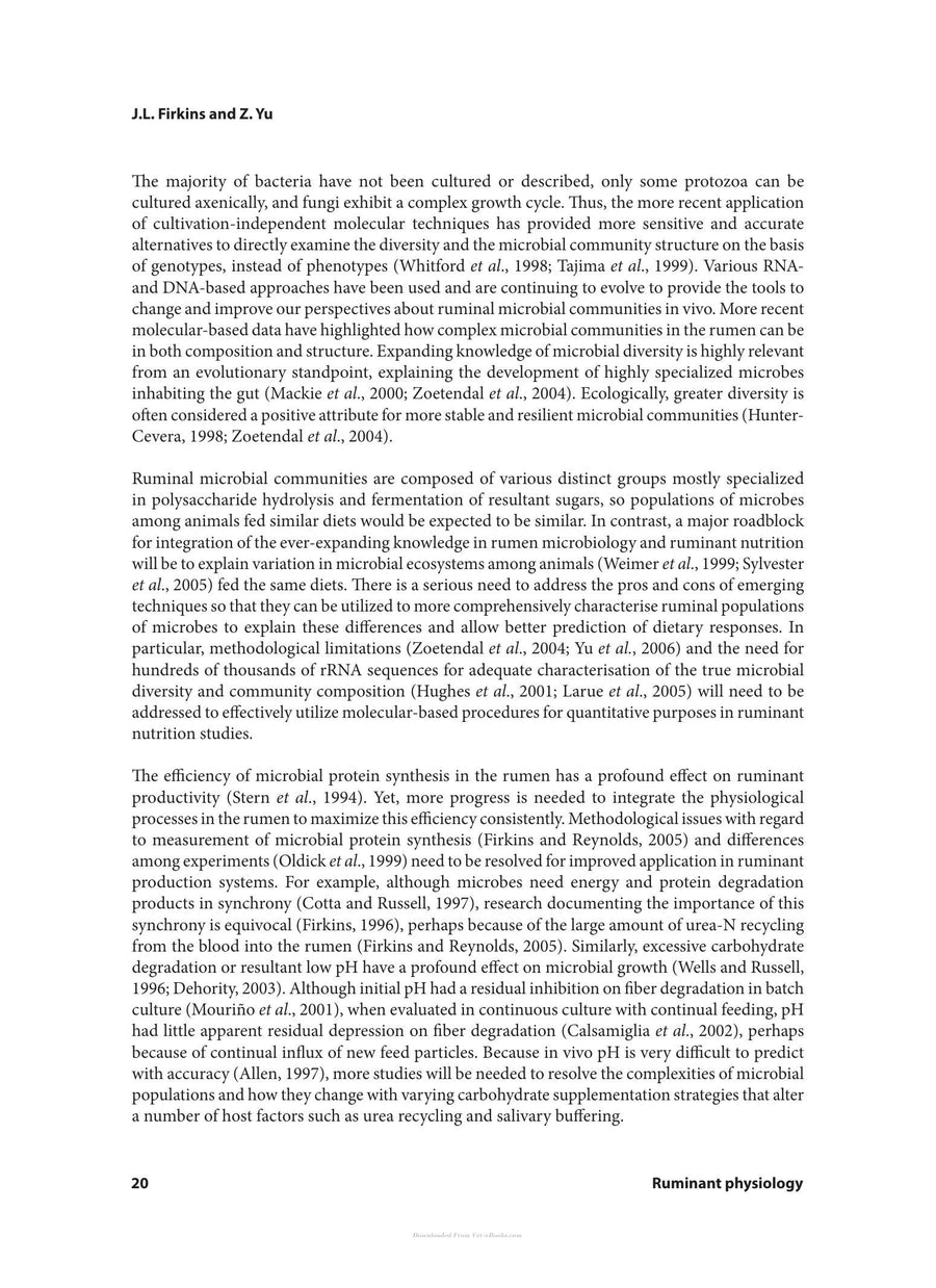 Preview page of Ruminant Physiology — Digestion, Metabolism and Impact of Nutrition on Gene Expression, Immuno