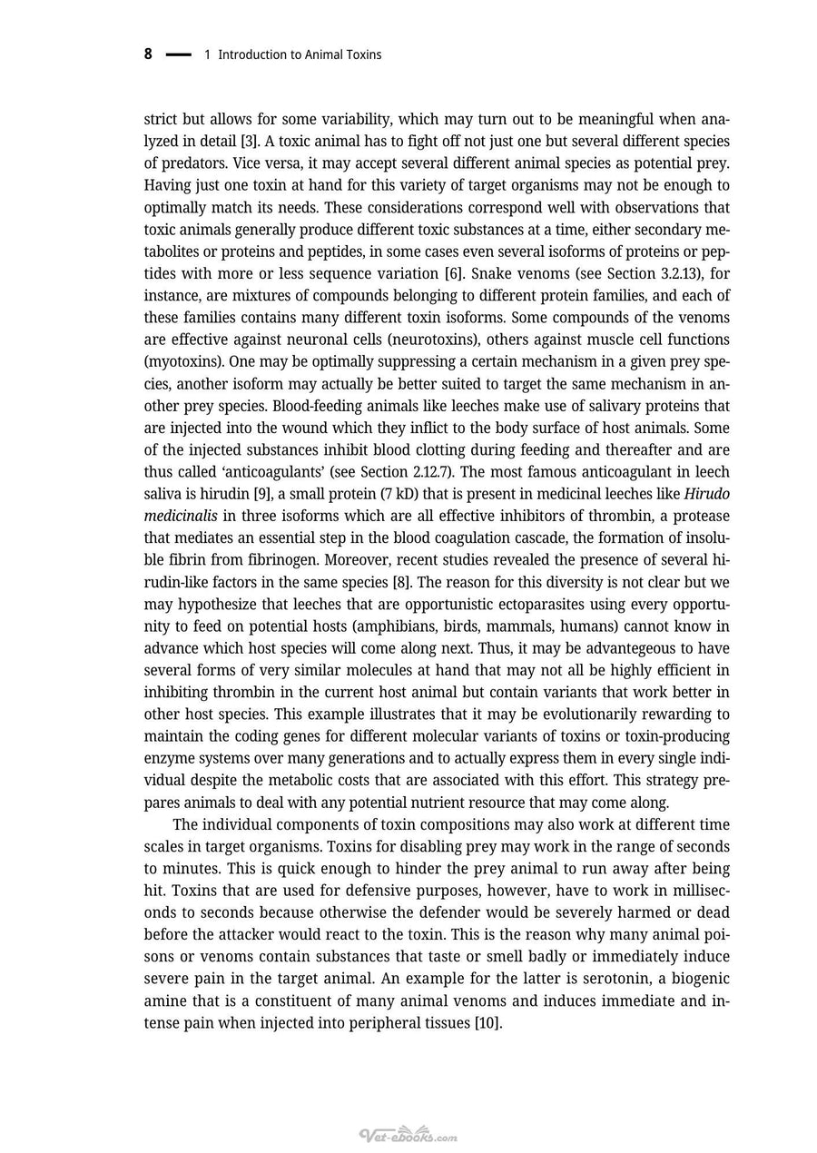 Preview page of Natural Poisons and Venoms Animal Toxins