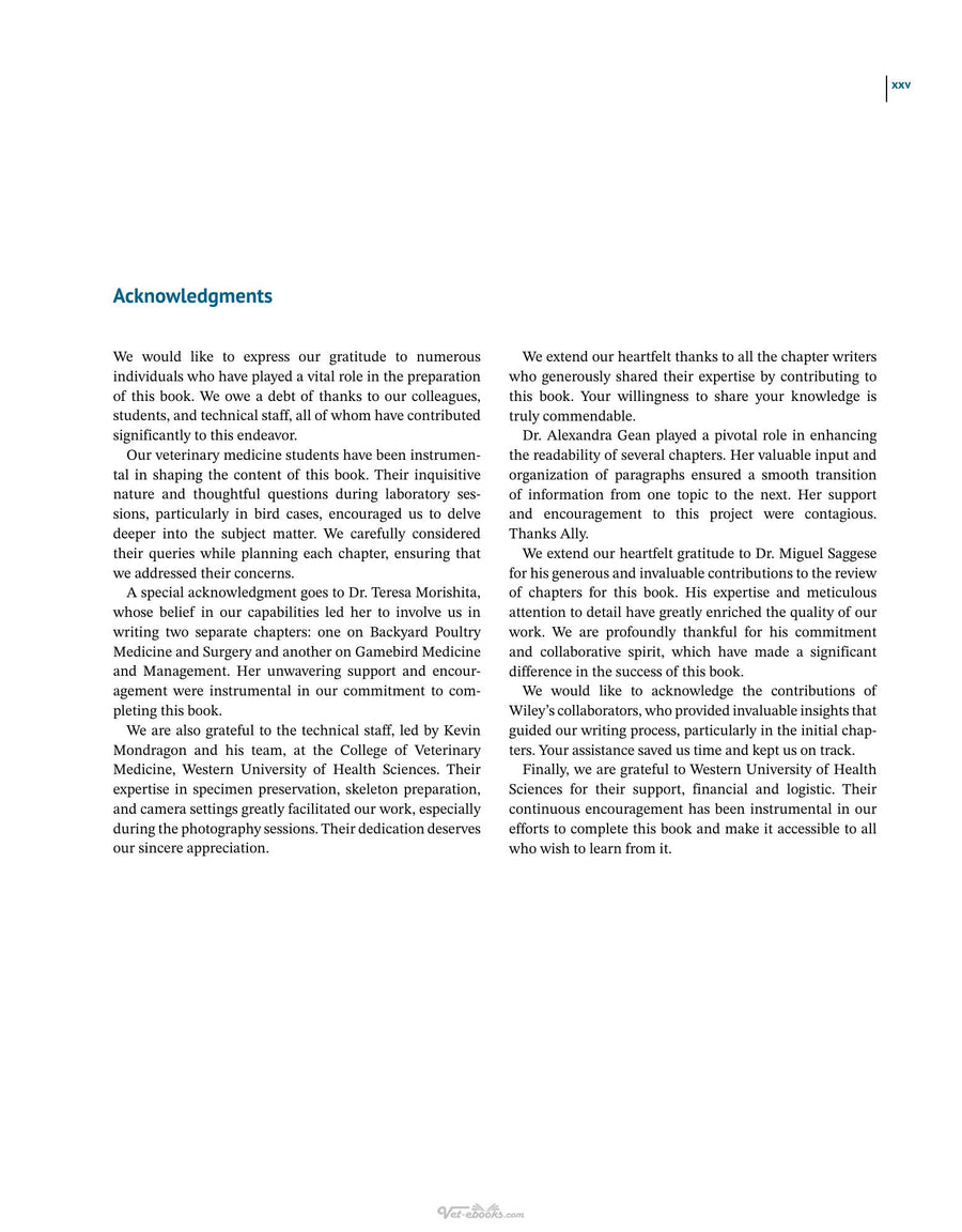 Preview page of Anatomy and Histology of the Domestic Chicken