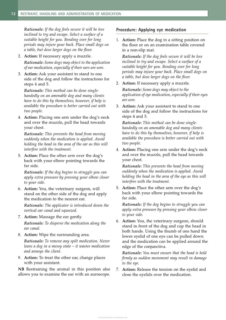 Preview page of Aspinall Clinical Procedures in Small Animal Veterinary Practice