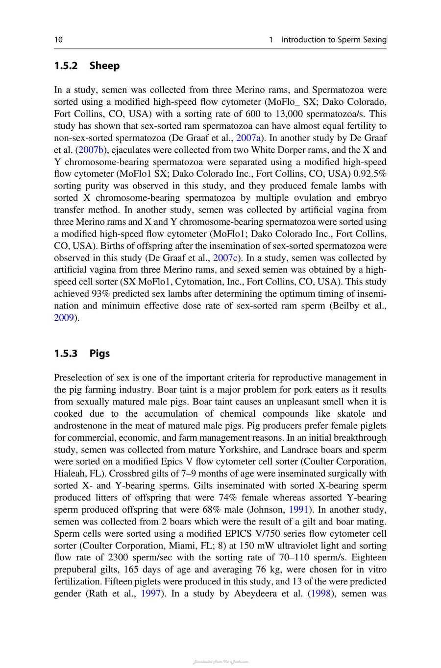 Preview page of Sperm Sexing and Its Role in Livestock Production