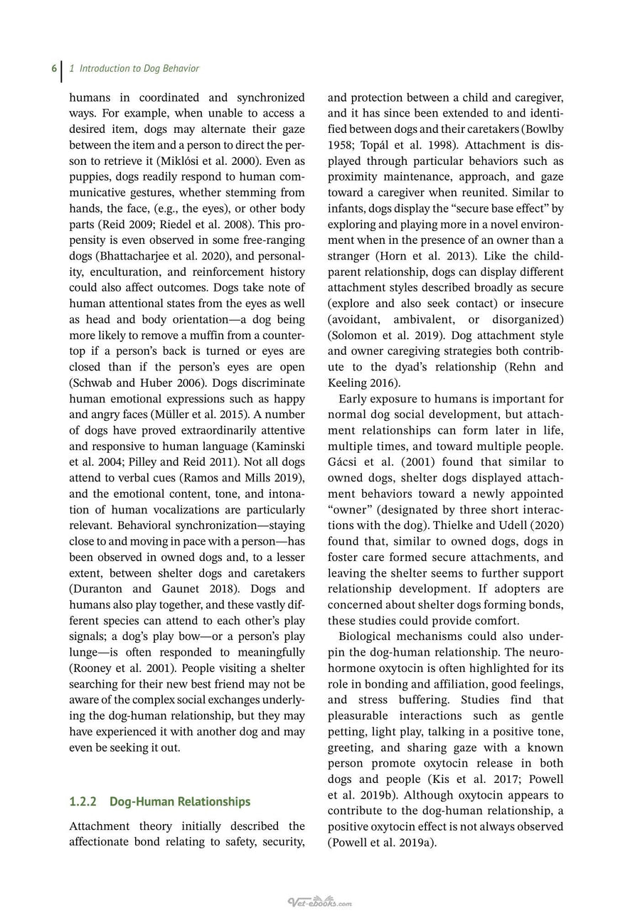 Preview page of Animal Behavior for Shelter Veterinarians and Staff 2nd Edition