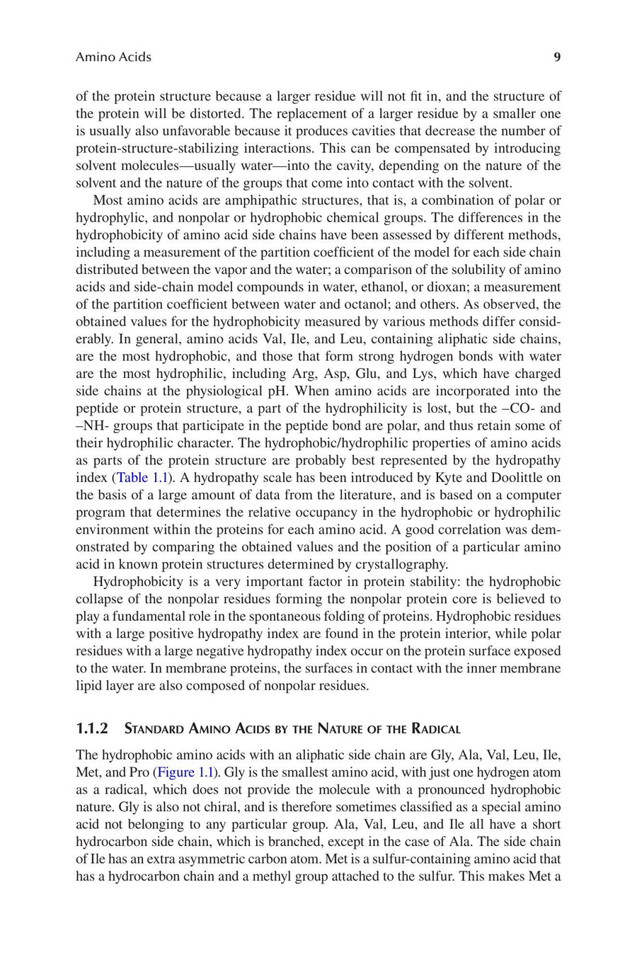Preview page of Introduction to Peptides and Proteins