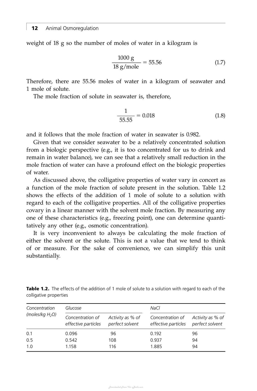 Preview page of Animal Osmoregulation