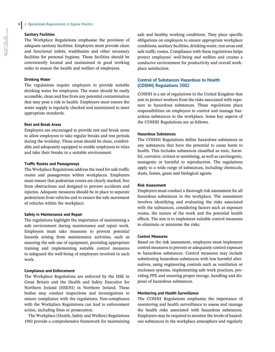 Preview page of Textbook of Equine Veterinary Nursing