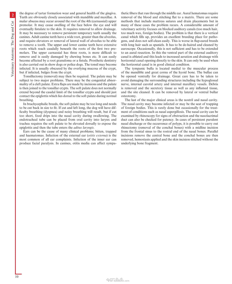 Preview page of Color Atlas of Veterinary Anatomy Volume 3 the Dog and Cat 2nd Edition