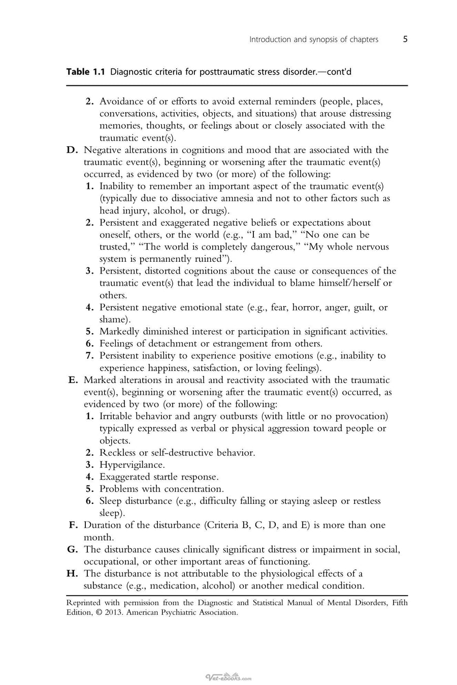 Preview page of Animal Assisted Therapy Use Application by Condition