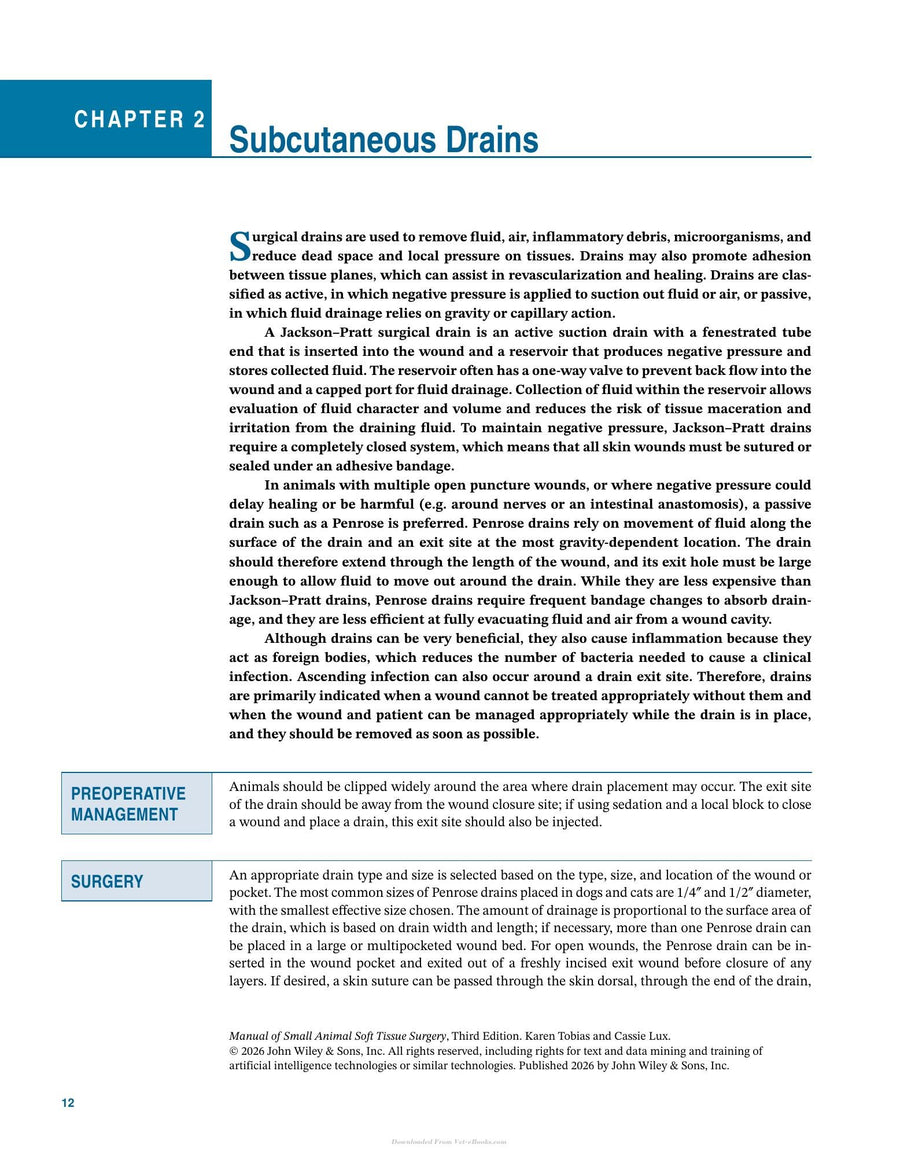 Preview page of Manual Small Animal Soft Tissue Surgery