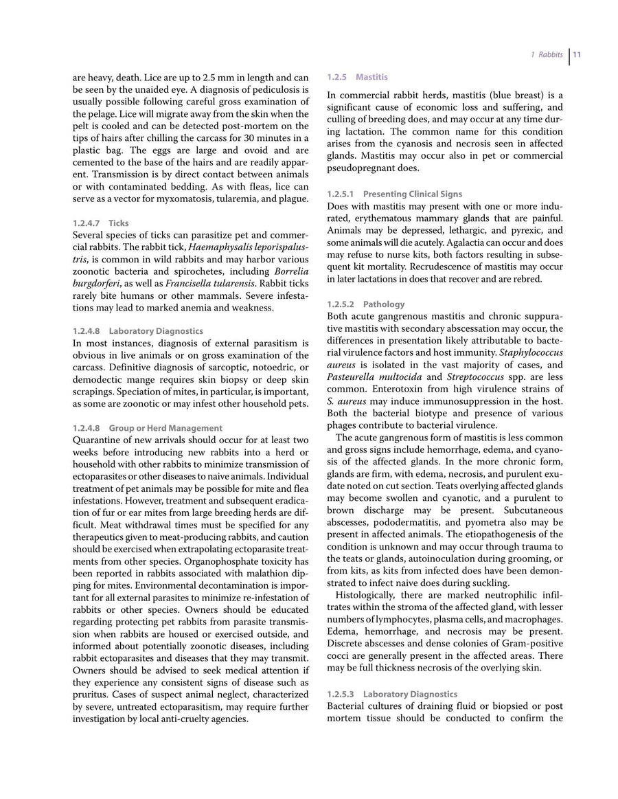 Preview page of Pathology of Small Mammal Pets