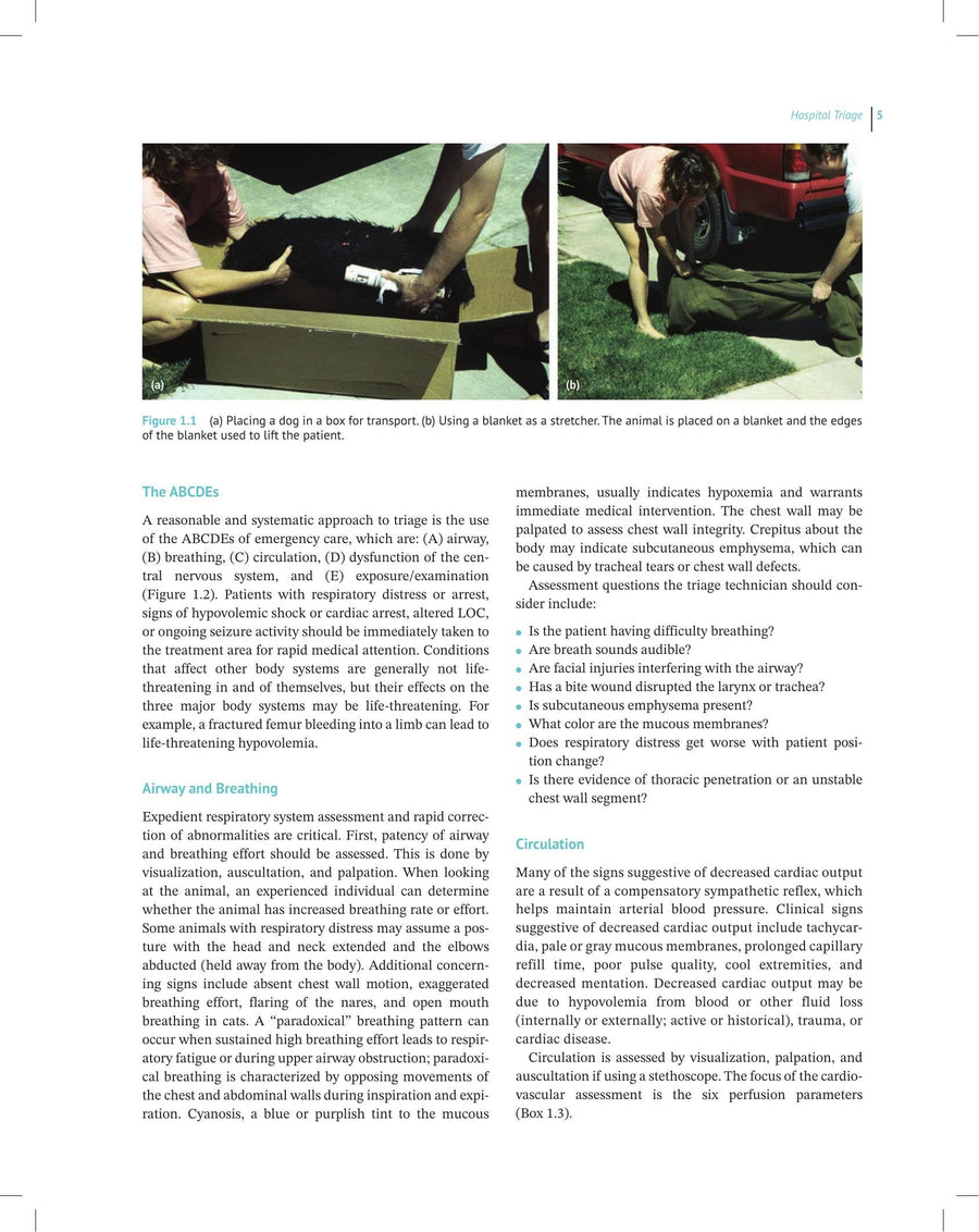 Preview page of Advanced Monitoring and Procedures for Small Animal Emergency and Critical Care