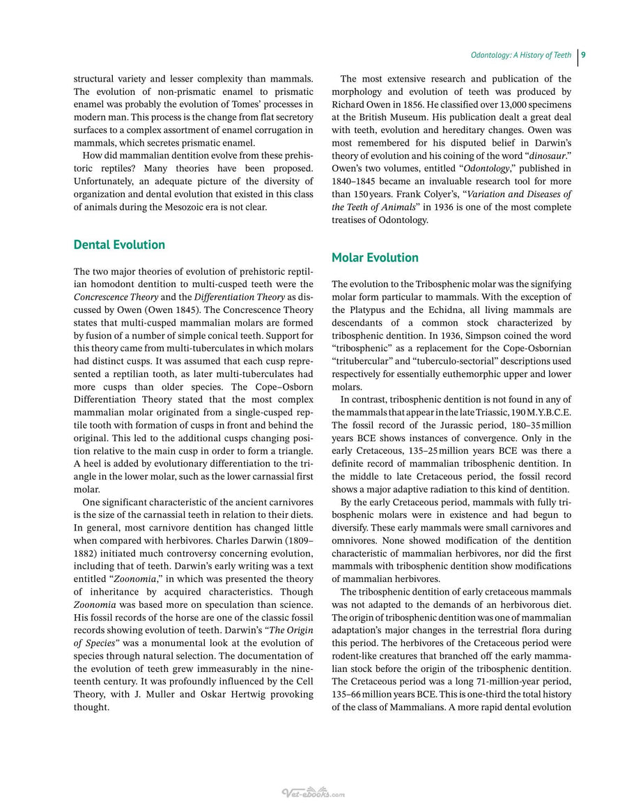 Preview page of Zoo and Wild Animal Dentistry