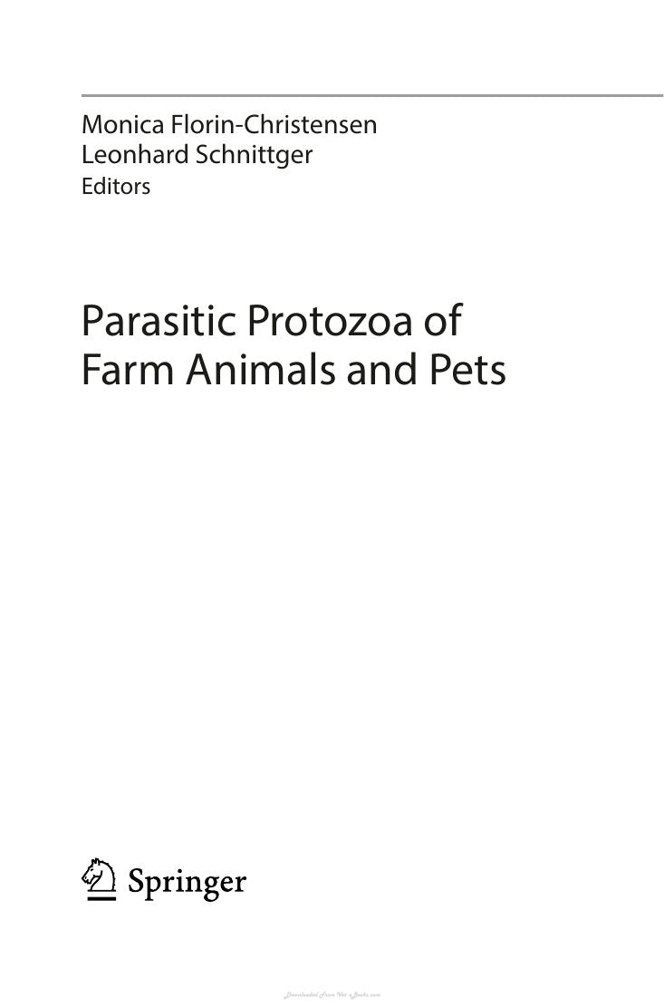 Look Inside sample page 3 - Parasitic Protozoa Of Farm Animal And Pets