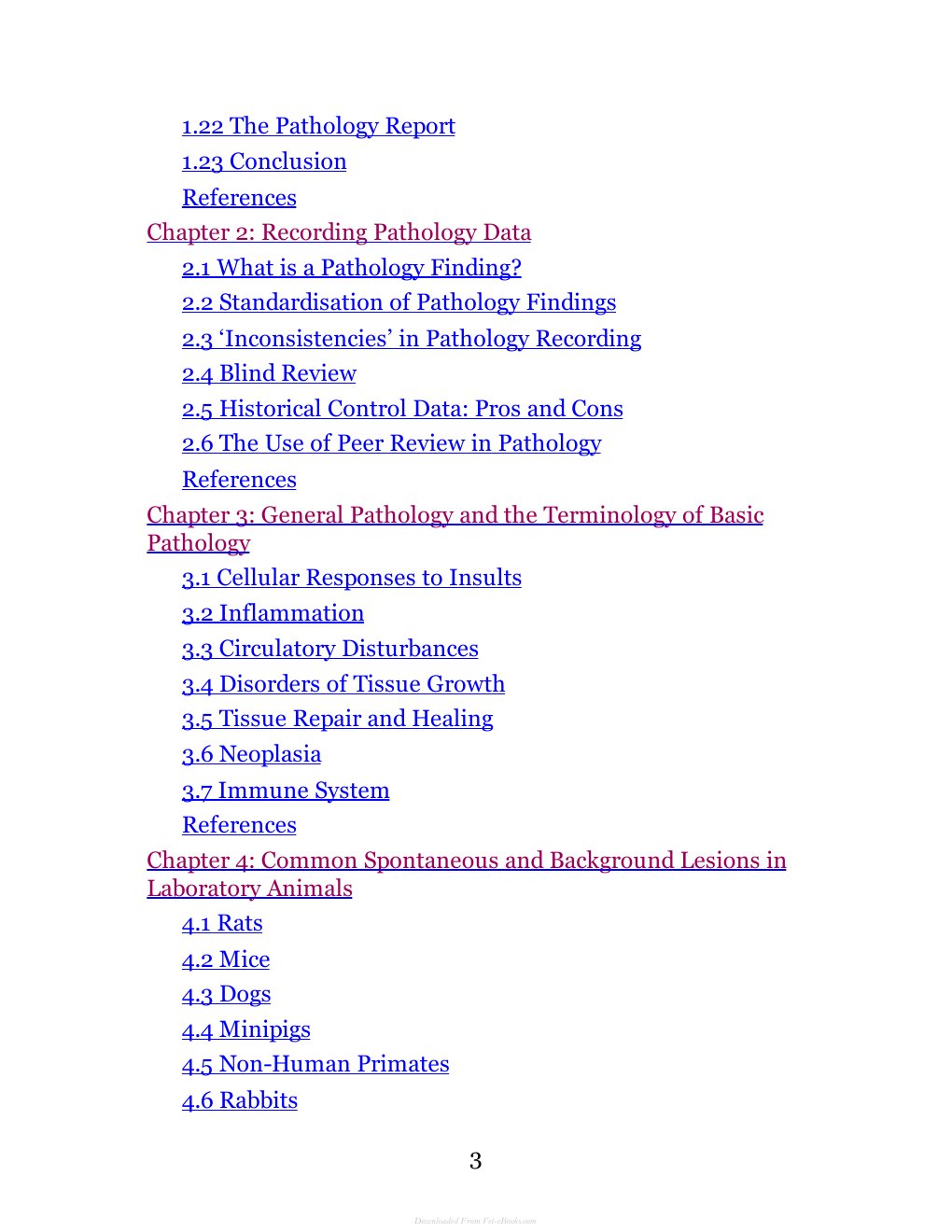 Look Inside sample page 3 - Pathology for Toxicologists, Principles and Practices of Laboratory Animal Pathology for Study Perso