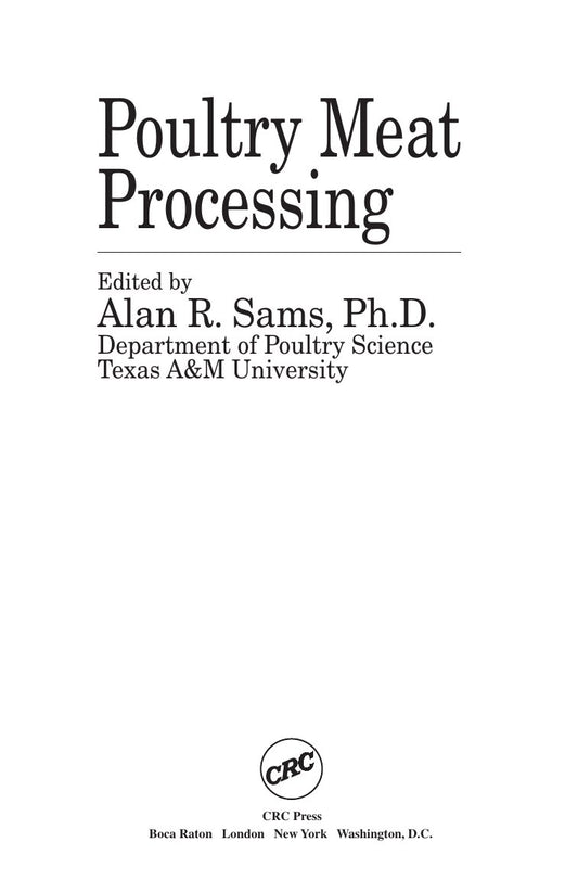 Look Inside sample page 2 - Poultry Meat Processing