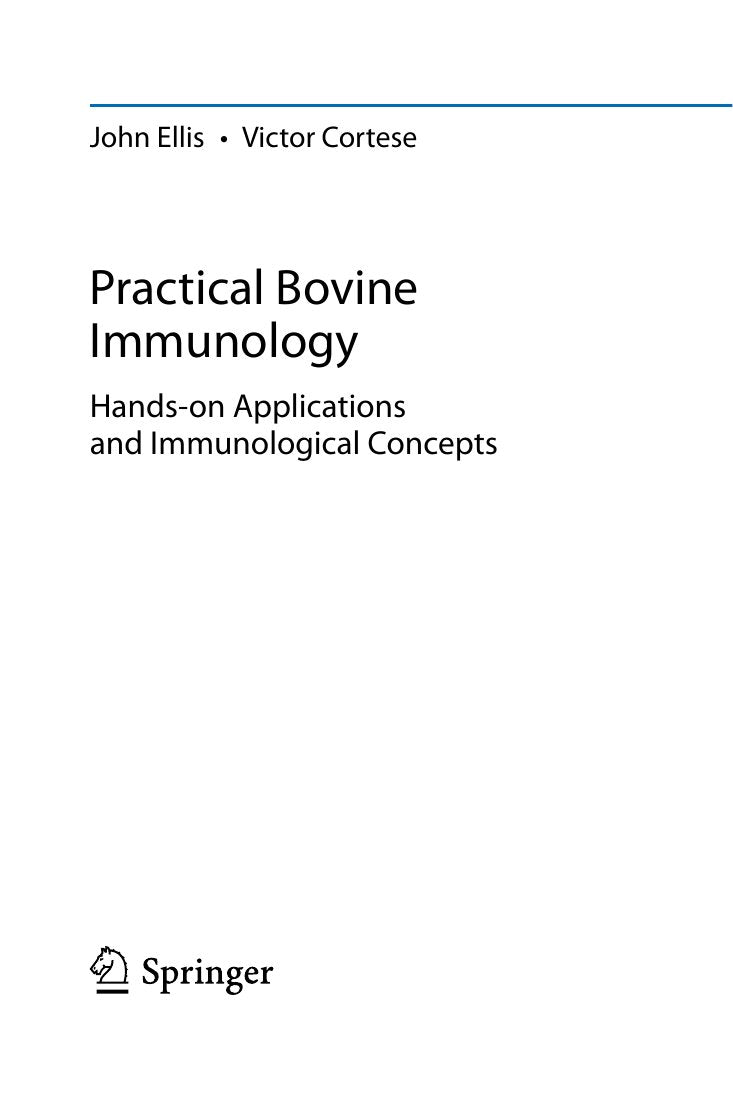 Look Inside sample page 3 - Practical Bovine Immunology Hands On Applications And Immunological Concepts