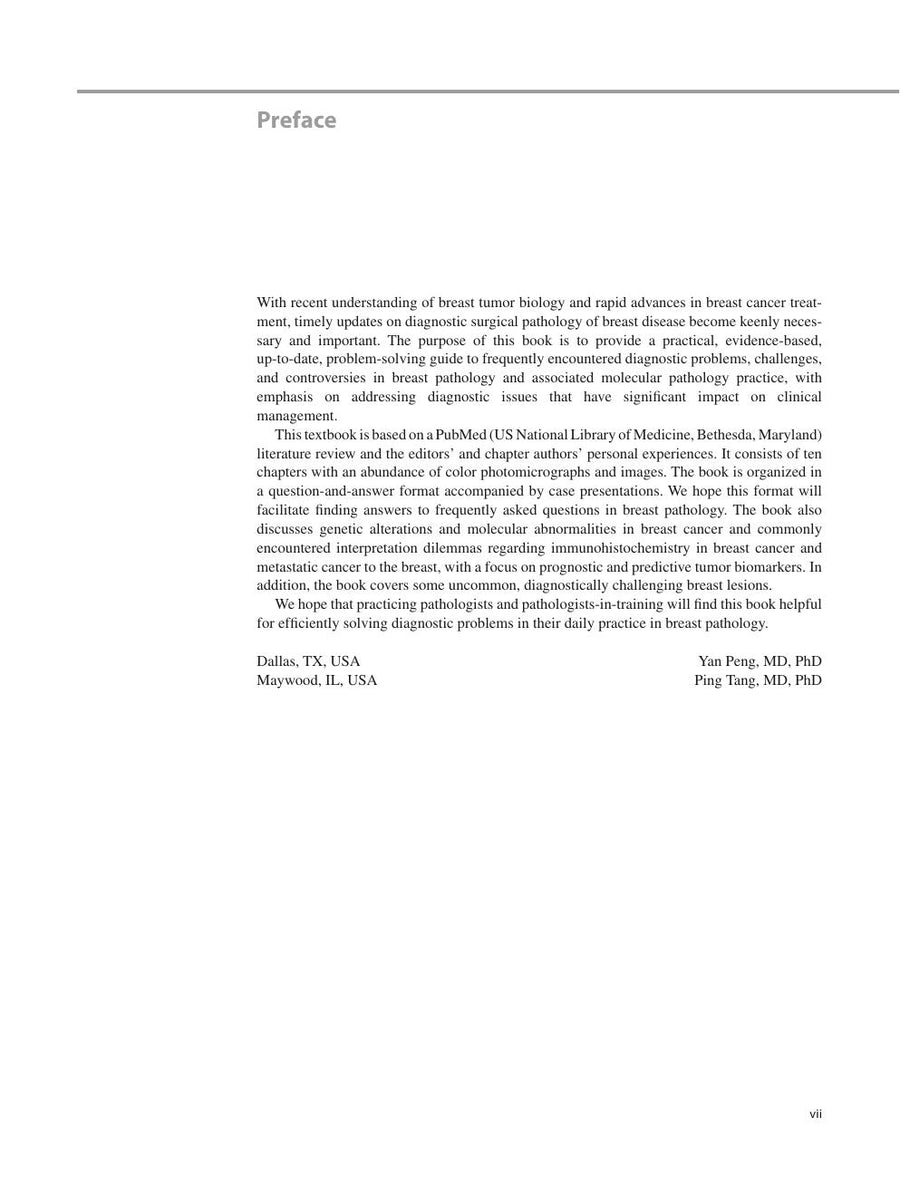 Preview page of Practical Breast Pathology: Frequently Asked Questions