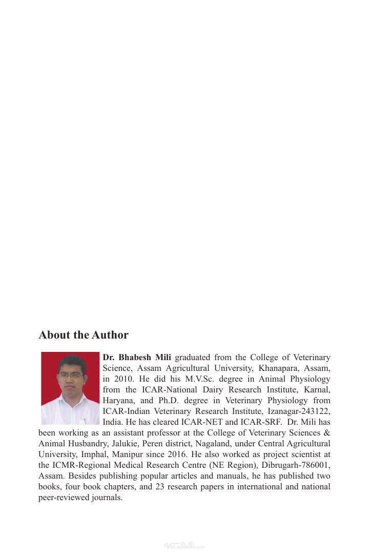 Look Inside sample page 3 - Practical Handbook Of Veterinary Physiology