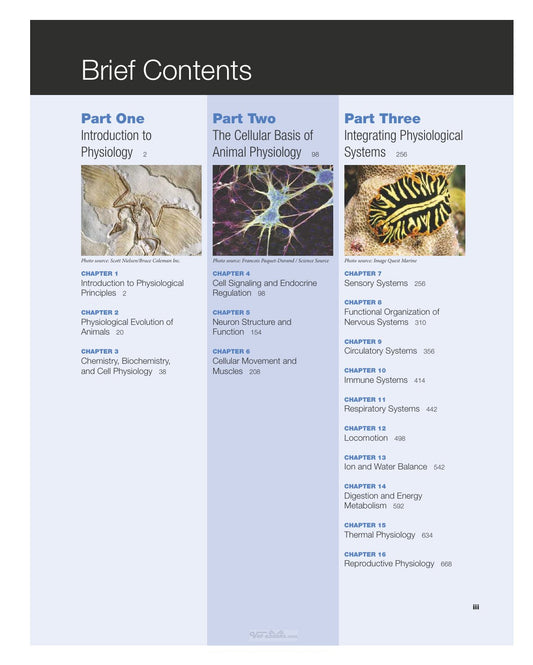 Look Inside page 4 - Principles Of Animal Physiology 3Rd Edition