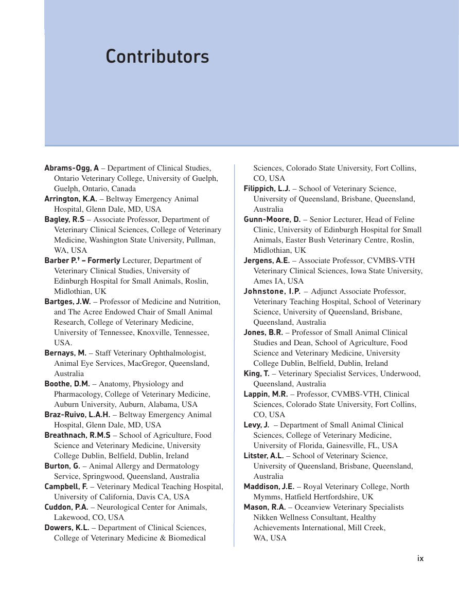 Look Inside page 2 - Problem Based Feline Medicine