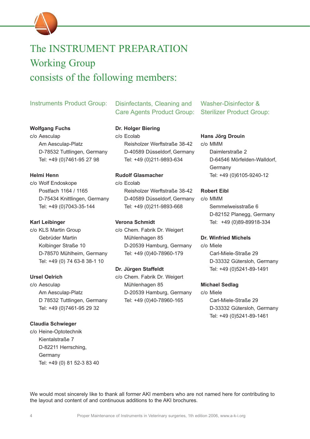 Look Inside sample page 3 - Proper Maintenance Of Instruments In Veterinary Surgeries