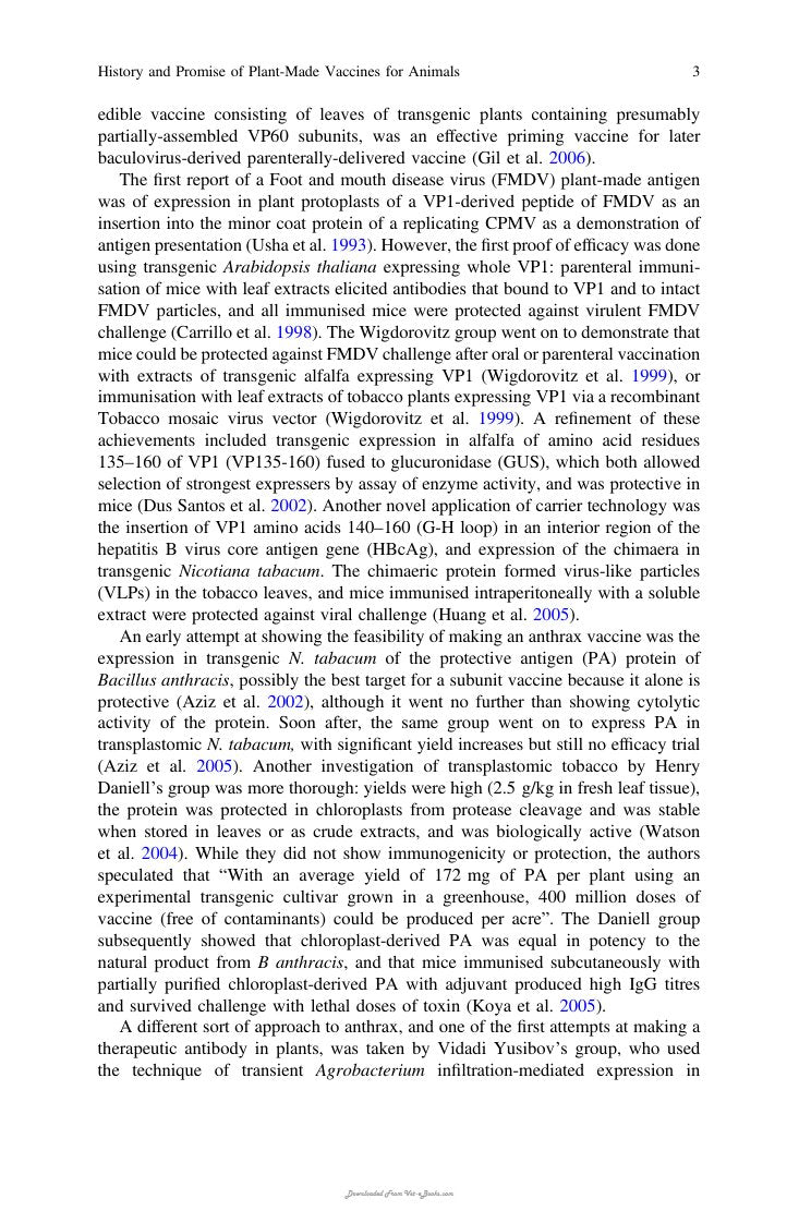 Look Inside page 10 - Prospects Of Plant Based Vaccines In Veterinary Medicine
