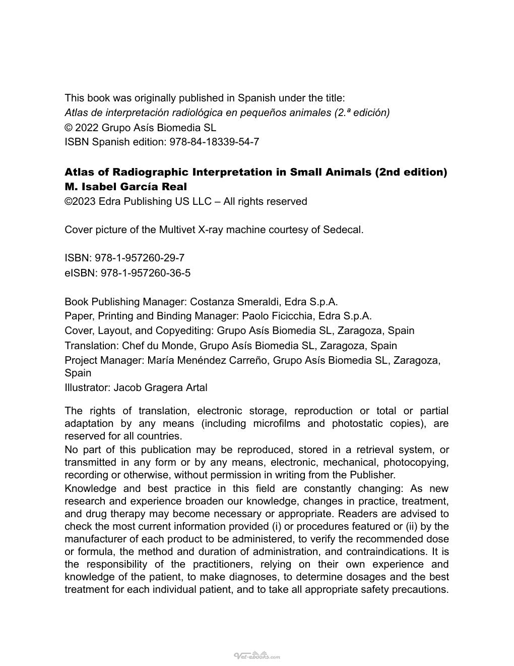 Look Inside sample page 3 - Radiographic Interpretation For The Small Animal Clinician 2Nd Edition