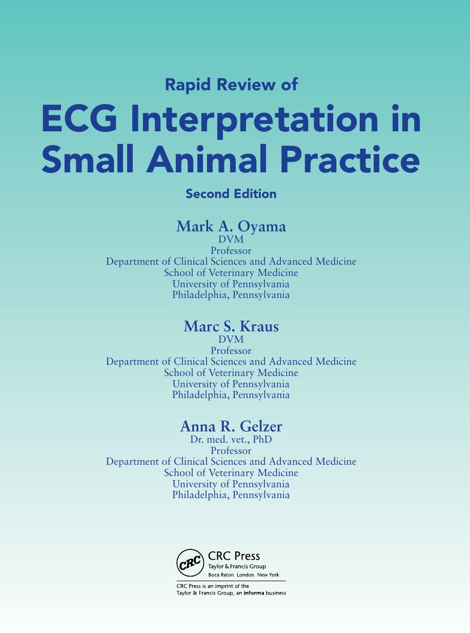 Look Inside page 4 - Rapid Review of ECG Interpretation in Small Animal Practice, 2nd Edition
