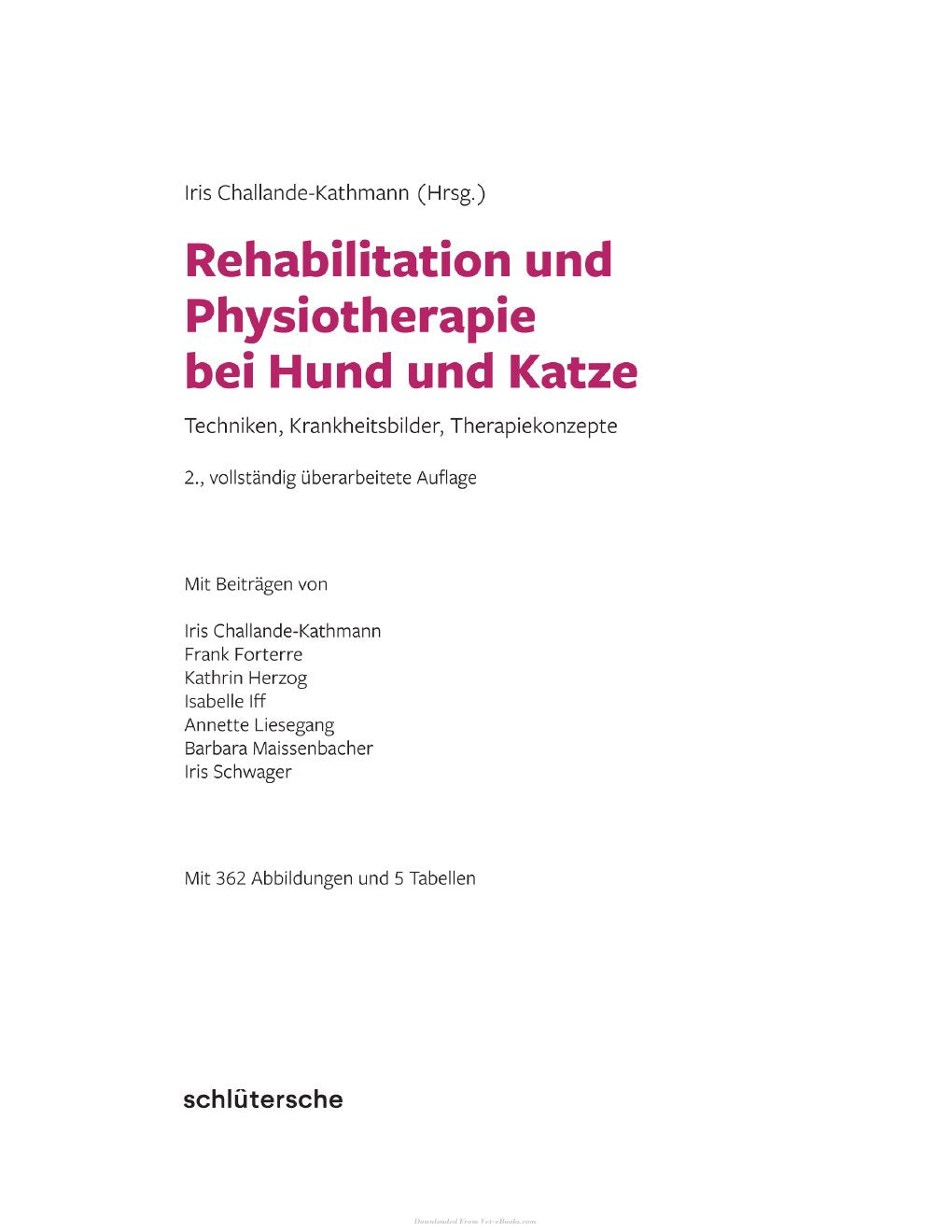 Look Inside sample page 3 - Rehabilitation Und Physiotherapie Bei Hund Und Katze
