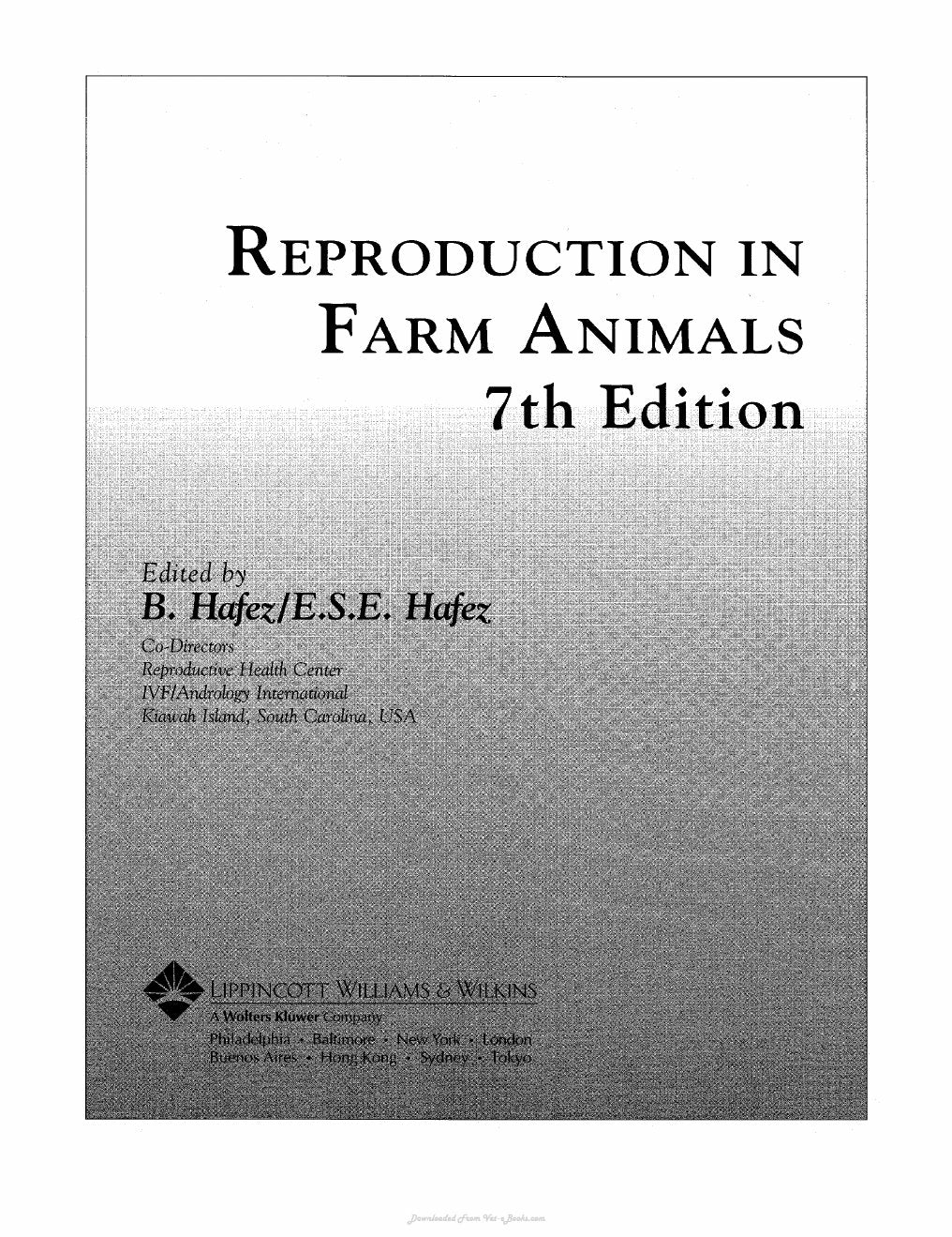 Look Inside page 2 - Reproduction In Farm Animals Seventh Edition