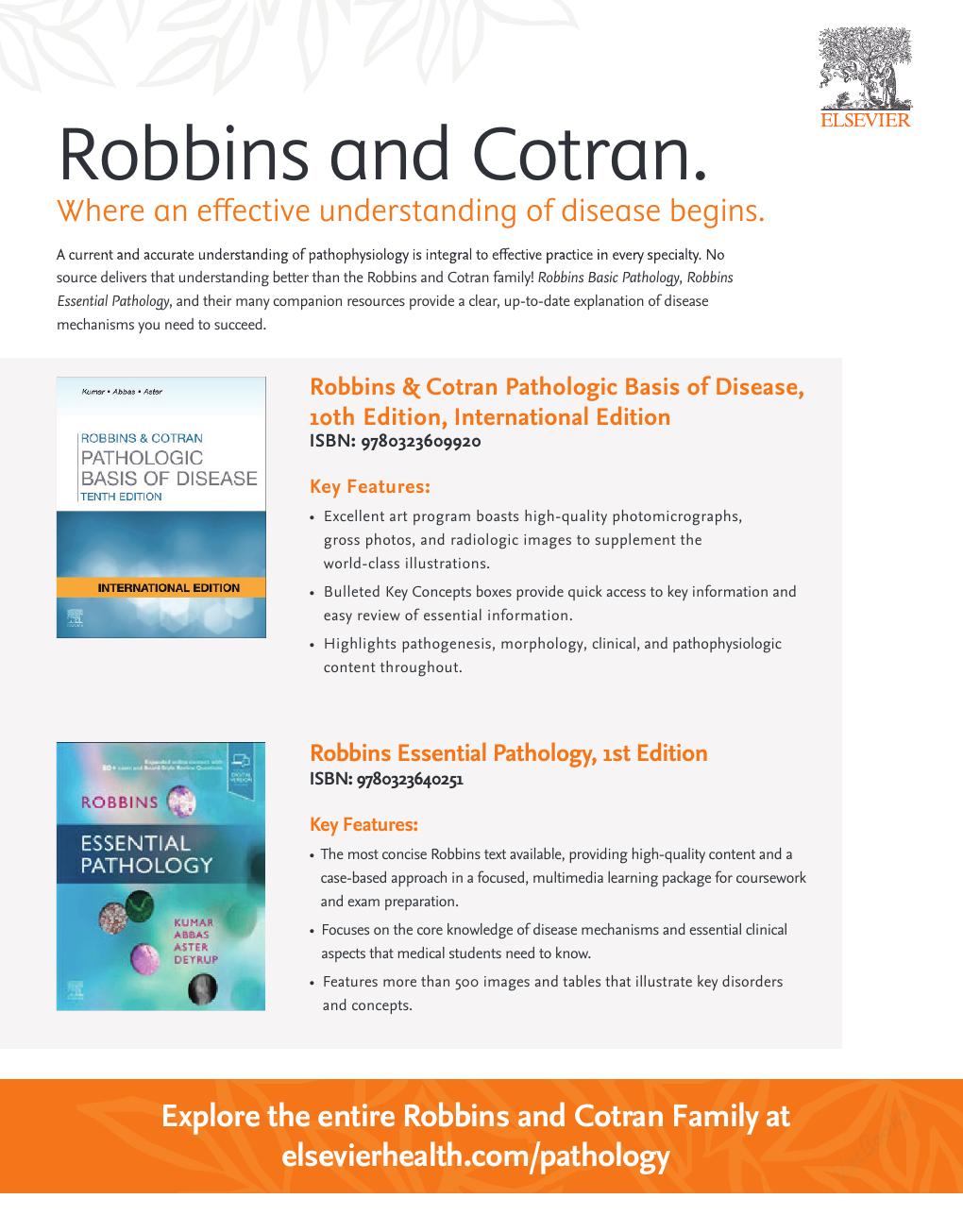 Look Inside page 6 - Robbins & Kumar Basic Pathology 11th Edition